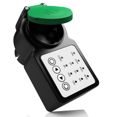 GreenSun Timer Steckdose Schaltbare Countdown Timer Weihnachtsdeko Outdoor 3500W