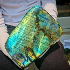 7.26LB Natural Labrador moonstone quartz free form mineral specimen 3.30kg