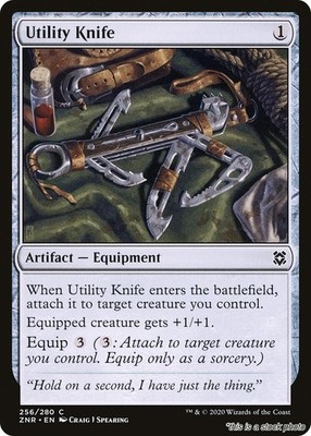 MTG Utility Knife [ZNR - 256] LP