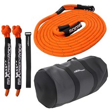 Heavy Duty Kinetic Rope 30ft For 4x4 Suv Truck Off-road 11 Ton Recovery Kit