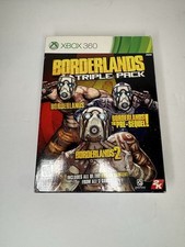 Borderlands Triple Pack Xbox 360 6-Disc Set Borderlands 1 2 Pre-Sequel Complete
