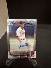 Haritzon Castillo Bowman Chrome 2025 Auto