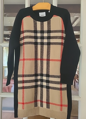 Burberry Girl's Dianne Wool Sweater Dress Size 8 (03010B) | eBay