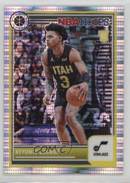 2023-24 Panini NBA Hoops Premium Stock Pulsar Prizm Keyonte George #98 8d2