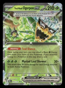 Teal Mask Ogerpon ex - 012/131 - Double Rare - Prismatic Evolutions - NM/M