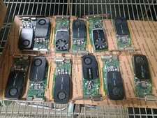  6 Nvidia QUADRO 600 PCIe Video Card -- Display Port / DVI -- Lot of 6