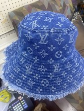 Louis Vuitton Monogram Bucket Hat  Blue  Wome...
