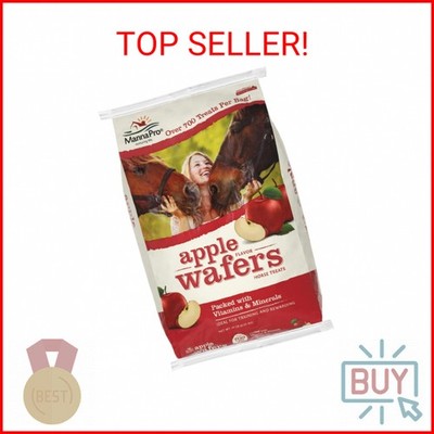 Manna Pro Apple Wafers - Treats for Horses - Packed with Vitamins & Minerals - A