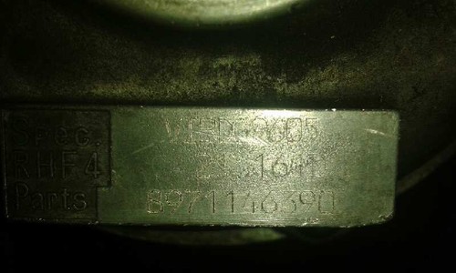 8971145390 turbolader at OPEL ASTRA F BERLINA GLS 1992 156043