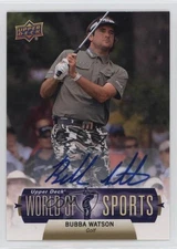 2011 Upper Deck World of Sports Auto Bubba Watson #287 Auto i4v