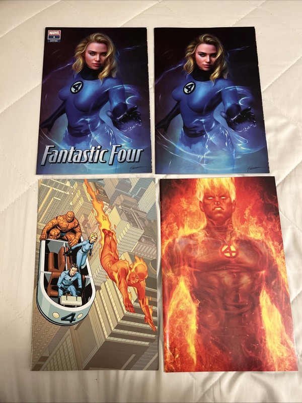 🔴Fantastic Four #1 Exclusive Trade/ Virgins Variants Lot Marvel Comics 2169