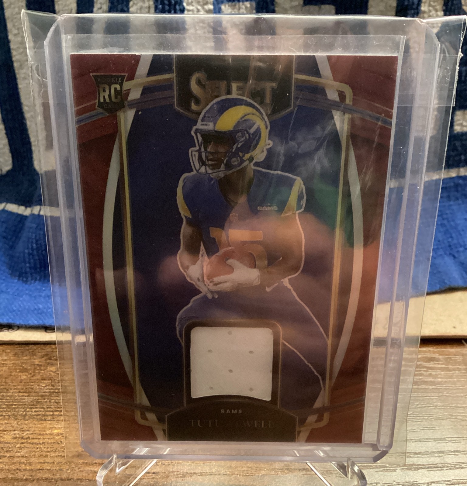 Tutu Atwell Panini Select Rookie Swatches #RSWTAT Red