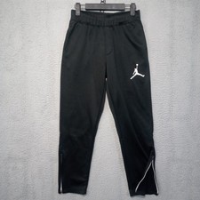JORDAN Sweatpants Boys Jumpman Drawstring Joggers L Youth Embroidered Zip Leg