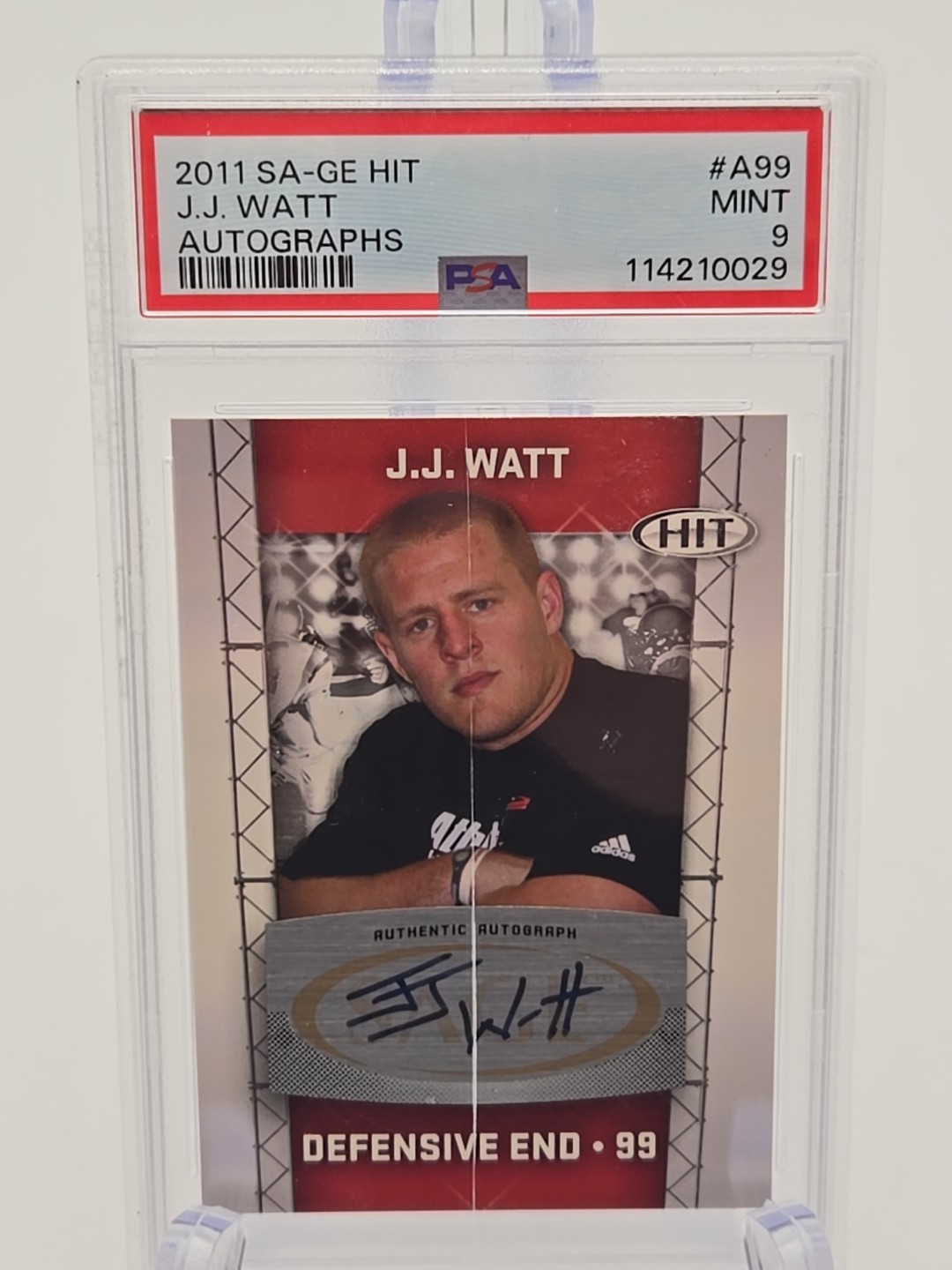 JJ Watt SA-GE Hit Autographs #A99 Base