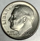 1964-D Roosevelt Dime - Circulated Condition - 90% Silver - US Coin - 3079
