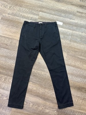 American Eagle AE77 Premium Men s Button-Fly Black Pants Size 32x32 NWT 188$ MSR
