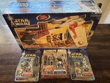 Star Wars Republic Gun Ship AOTC BNIB 2x Ball Turrrets & Speeder Bike