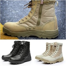 Men's Military Tactical Boots Waterproof Combat Hiking Shoes Army Size UK 2Color