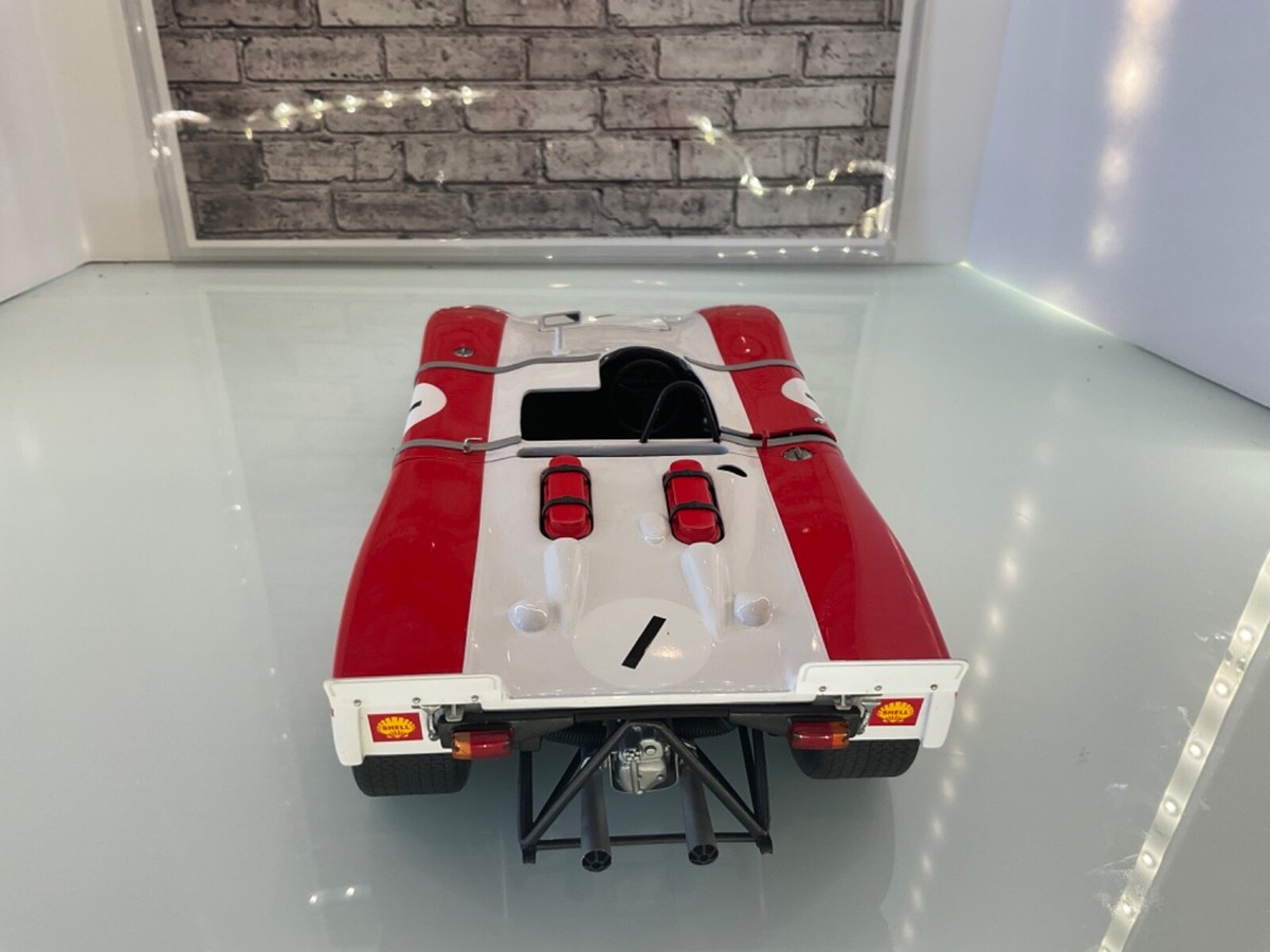1:18 AUTO ART PORSCHE 908/2 SHELL #1 RED/WHITE ON BLACK -AMZ 1:18 AUTO ART PORSCHE 908/2 SHELL #1 RED/WHITE ON BLACK -AMZ