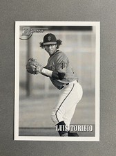 Luis Toribio Black & White 2021 Bowman Heritage MLB Giants #198 Parallel