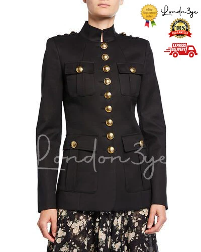 Military safari jacket sale