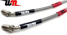 Audi RS4 B7 4.2 FSi FRONTS WM Stainless Steel Braided Brake Hoses Lines