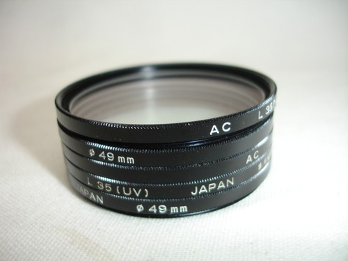 MINOLTA 49mm L35 UV ULTRA VIOLET SCREW in FILTER GLASS FILTER - Picture 4 of 4