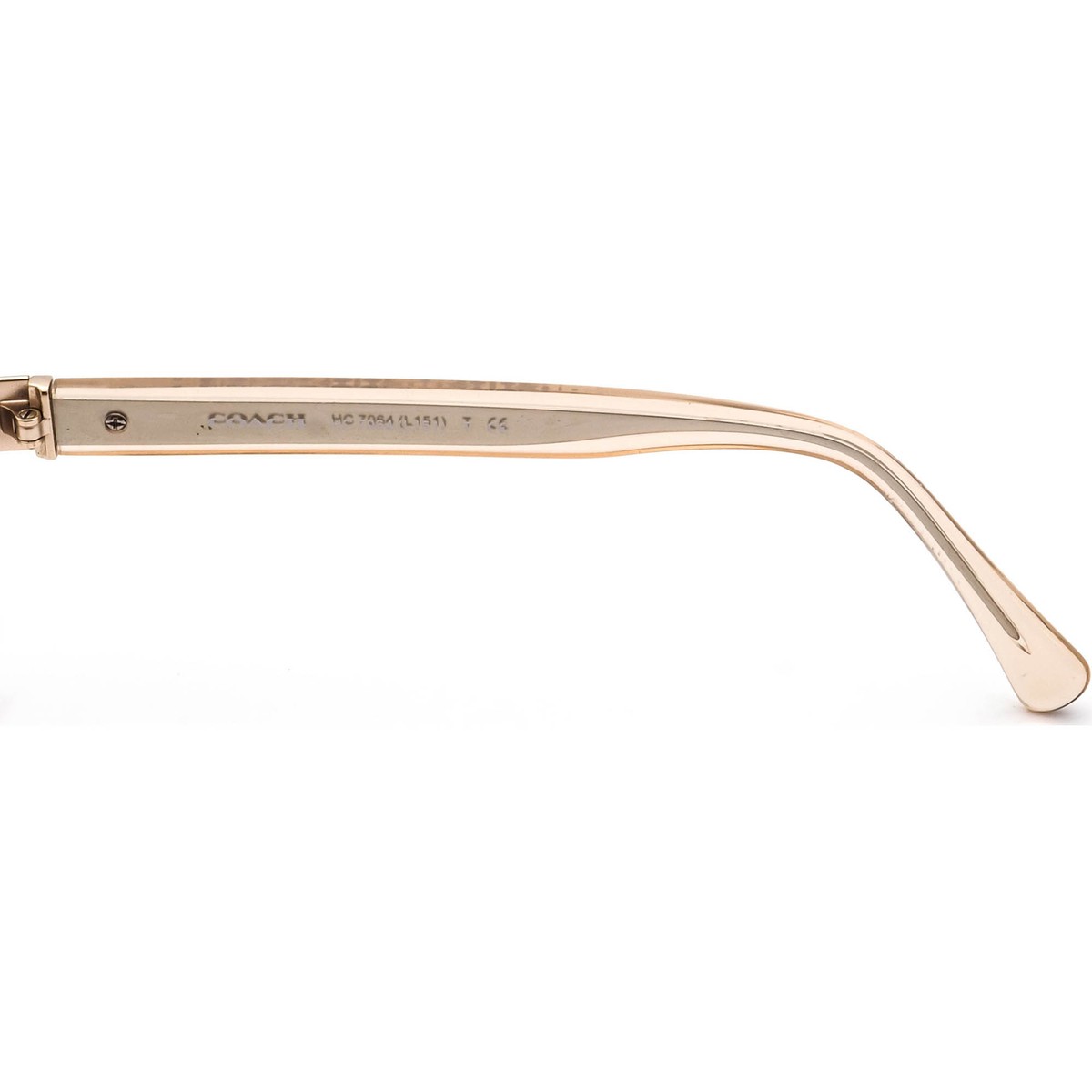 Coach Hc 7064 L151 926513 Lt Gold/Crys Lt Brown Authentic Eyeglasses Coach Women main image 3