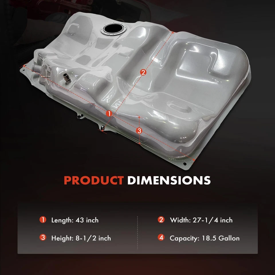 18.5 Gallons Fuel Tank for Lexus ES330 04-06 ES350 Toyota Camry Avalon Solara - Image 4 of 4
