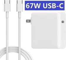 67W USB-C Power Adapter Charger For Apple Macbook Pro 13" 2016  later A2518