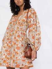 ZIMMERMANN Floral Print Mini Dress ZIM 0P / US 4P