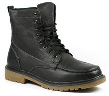 Polar Fox Men's Black Lace Up Military Combat Work Desert Ankle Boot Shoe M-516