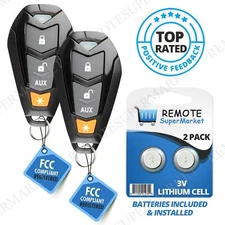 2 Replacement for Dei Viper EZSDEI7141 Remote Car Key Fob Aftermarket Entry 4b