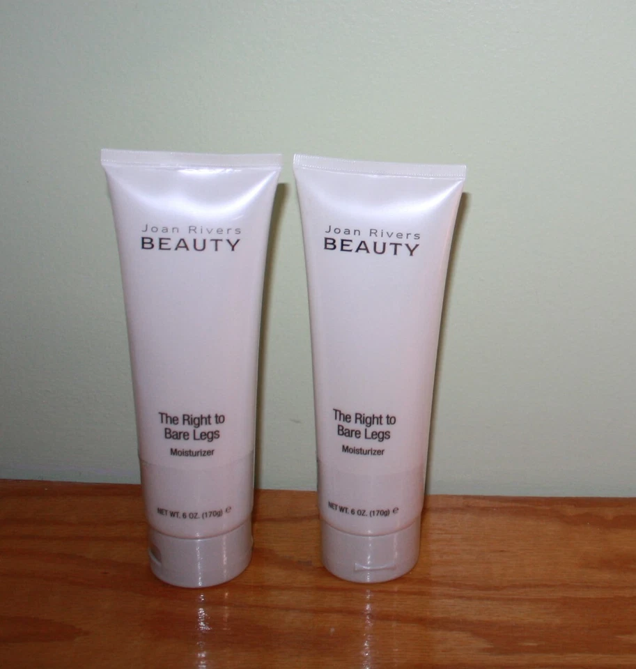 2 Lociones Hidratantes Joan Rivers Beauty El Derecho a las Piernas Desnudadas Tamaño 6 OZ cada una Foto 2 de 2