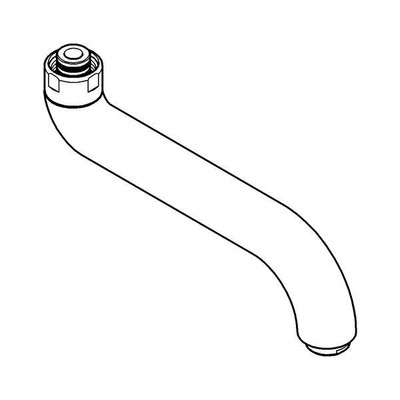 GROHE Auslauf Für Thermostat Europlus E – Chrom, 192 Mm, Artikel 42132000, Mit 5 Jahren Garantie