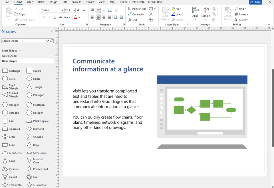 Microsoft Visio Professional 2019 + Project Professional 2019 Lifetime 1 PC. New - Image 4 of 4