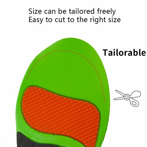 Orthotic Shoes Insoles Inserts Flat Feet High Arch Support For Plantar Fasciitis - Picture 8 of 12