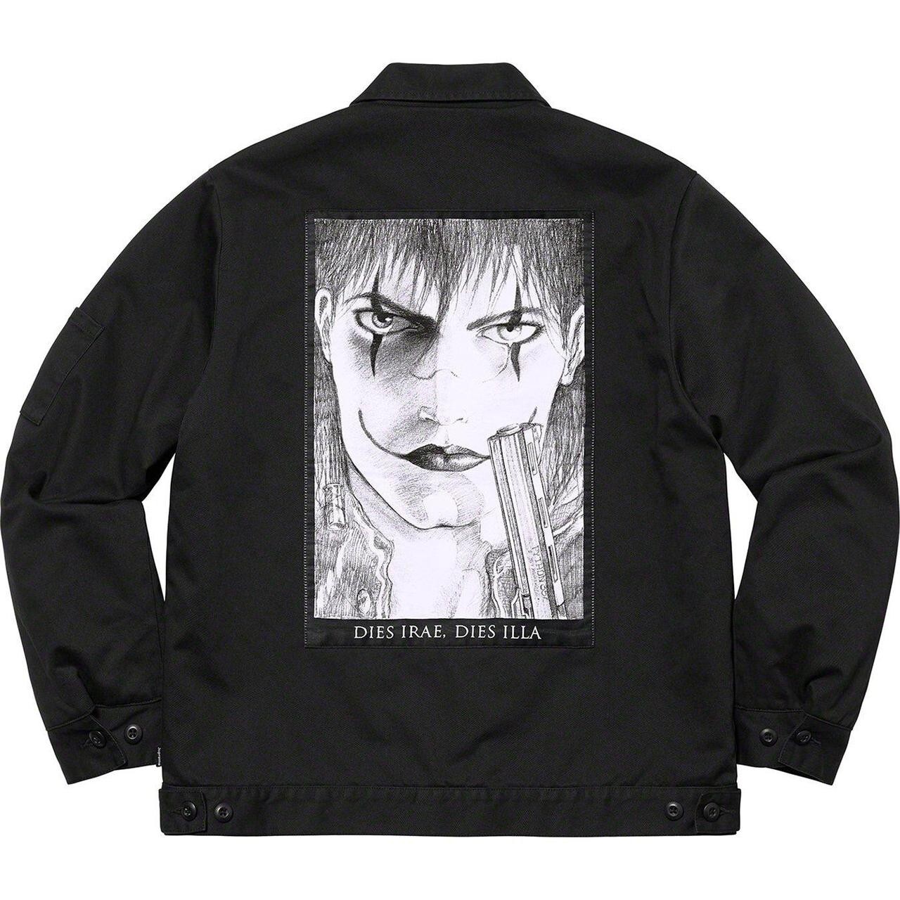 Supreme The Crow Work Jacket Size Large Black - image 1