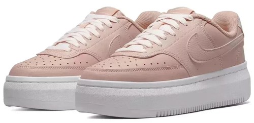 NEW Nike Court Vision Alta LTR Shoes Women's Pink Oxford White, Size 10 - Picture 2 of 11