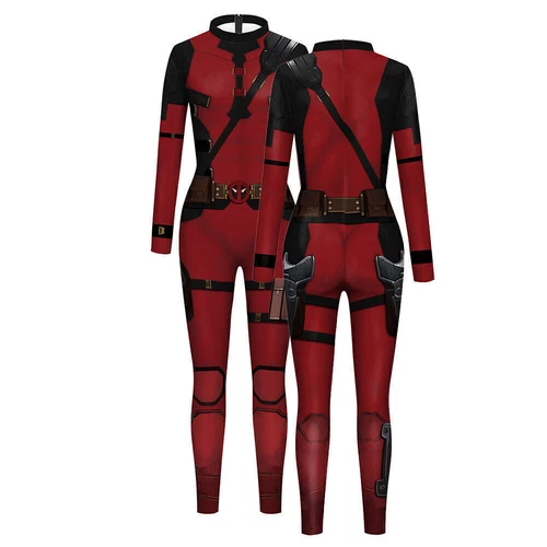 Niño Adulto Wolverine Mono Deadpool Body Disfraz Trajes Vestido Nuevo - Imagen 8 de 32