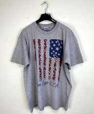 Vintage Gildan Heavyweight San Diego California USA Flag Men T-Shirt Size XL