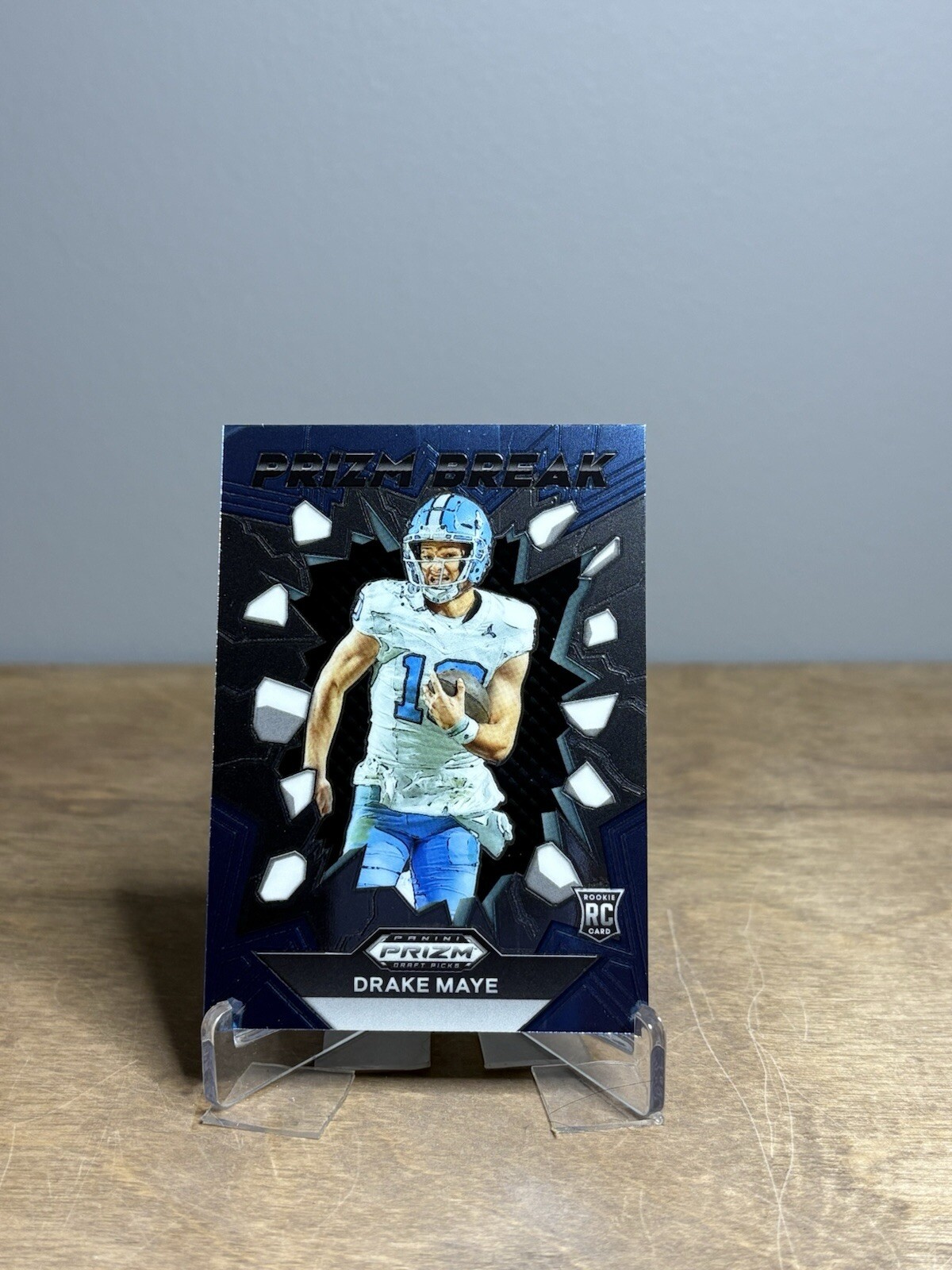 2024 Panini Prizm Draft Picks Drake Maye Rookie Prizm Break #PB-DME Patriots RC