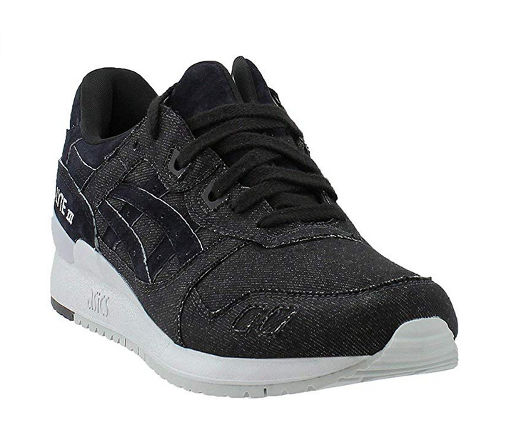ASICS Mens Gel-Lyte III Athletic Sneakers, Mid Grey/Black | eBay