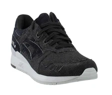 ASICS Mens Gel-Lyte III Athletic Sneakers, Mid Grey/Black