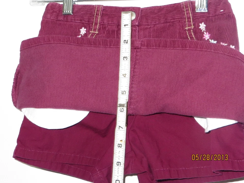 Falda corta Gymboree niña talla 5 Plus pana púrpura Foto 3 de 4