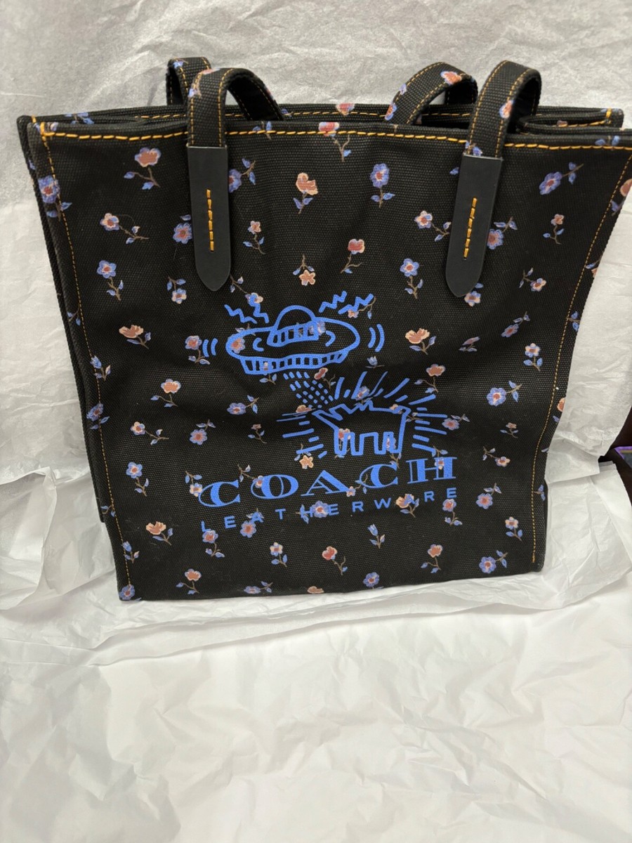 Brand New Coach X Keith Haring Spaceship/Barking Dog Tote | eBay