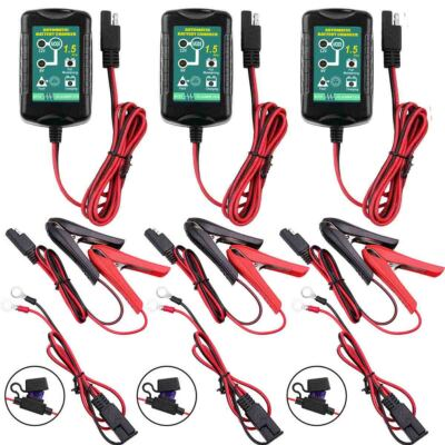 #ad 1 2 3Pcs Car Battery Charger 12V Maintainer Trickle RV For Motorcycle ATV Truck $58.84