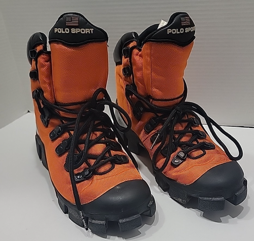 Polo Sport Vintage Boots Men's Teen High Boots Sz US 9.5 READ - Picture 2 of 19