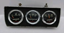 Vintage Niehoff Gauges Set Pressure,Temperature,Amperes