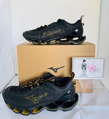MIZUNO Laufschuhe WAVE PROPHECY 13 schwarz/gold J1GC2451-32